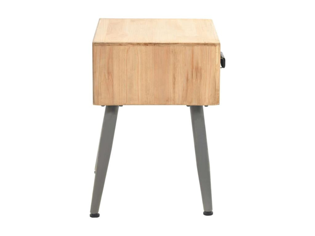 Bedside table, solid fir wood, 43x38x50 cm, GALE37653